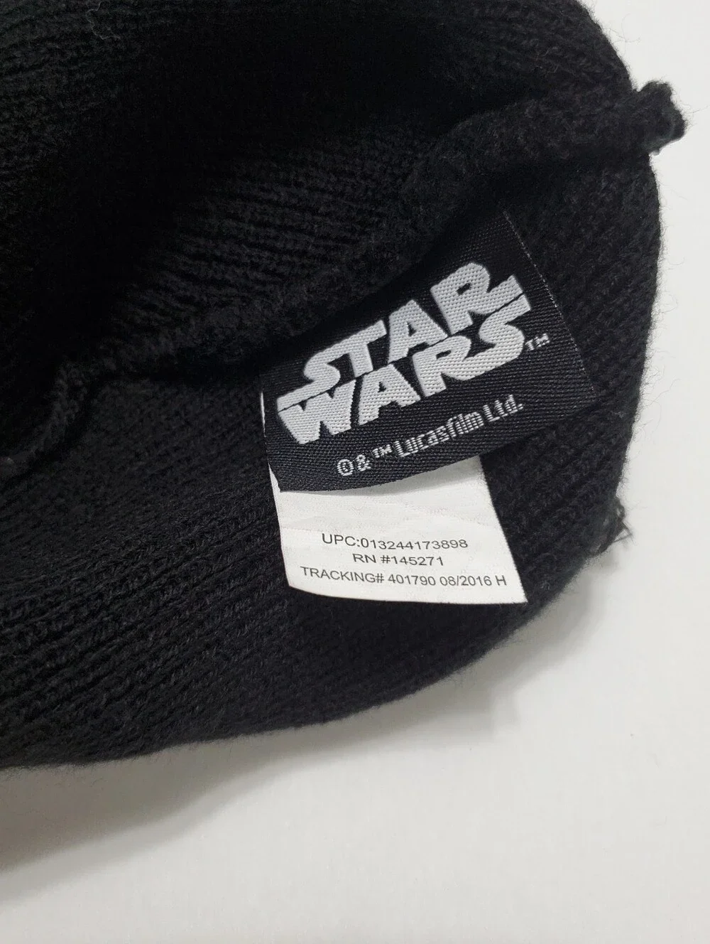 Lucasfilm Star Wars Darth Vader Boys Winter Beanie Hat Black OS